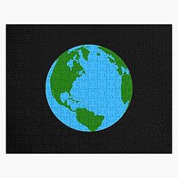 Planet Earth Clock Jigsaw Puzzle