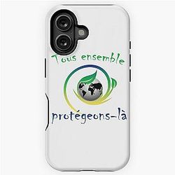 planet earth all together protect it iPhone Tough Case
