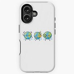 kawaii planet, cute, for the sake of the earth, for everyone iPhone Tough Case