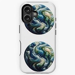 Abstract Earth iPhone Tough Case