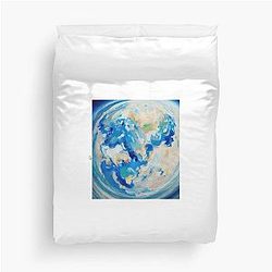 A Circle Of The Earth Environment Duvet Cover