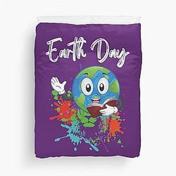 Earth Day  Duvet Cover