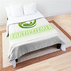 The 4 Element Logo Artwork Collections : Earth Comforter