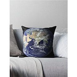LIVE THE MOMENT LOOK EARTH  Throw Pillow