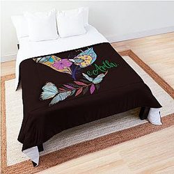 Rainbow  on the earth Comforter