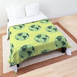 mandala floral earth art Comforter