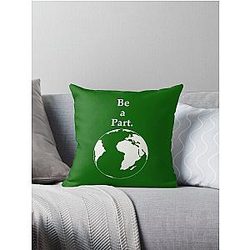 Be a part of our earth. Throw Pillow