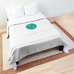 Earth t-shirt Comforter