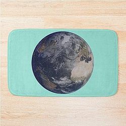 Planet Earth Bath Mat