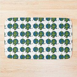 Earth Pattern  Bath Mat