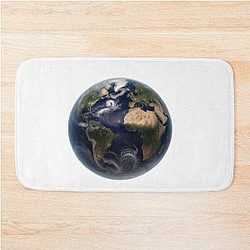 If Earth was made of marble Bath Mat
