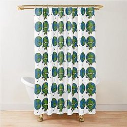 Earth Pattern  Shower Curtain