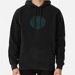 Distressed Earth Pullover Hoodie