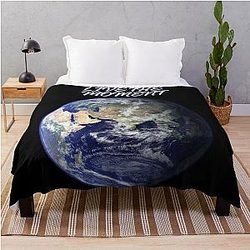 LIVE THE MOMENT LOOK EARTH  Throw Blanket