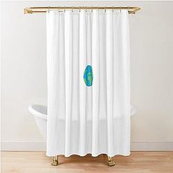 earth Shower Curtain