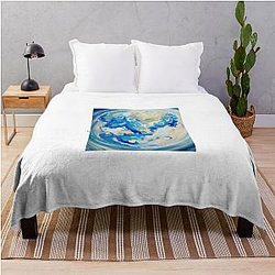 A Circle Of The Earth Environment Throw Blanket