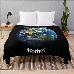 Mother Earth Throw Blanket