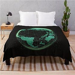 Earth Throw Blanket