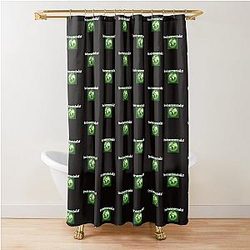 Environmentalist Green Earth Design Shower Curtain