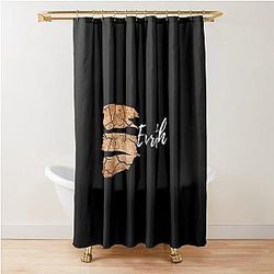 Earth tribe design-Avatar Shower Curtain