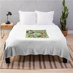 The Rainbow Earth Throw Blanket