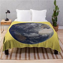 Planet Earth Throw Blanket