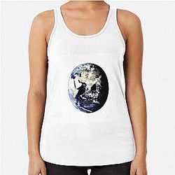 Earth Globe Racerback Tank Top