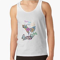 Rainbow  on the earth Tank Top