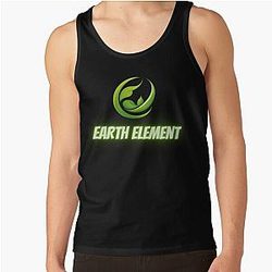 The 4 Element Logo Artwork Collections : Earth Tank Top