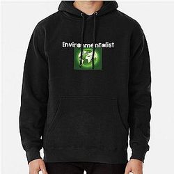 Environmentalist Green Earth Design Pullover Hoodie