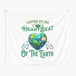 Earth Day Heartbeat Of The Earth Tapestry