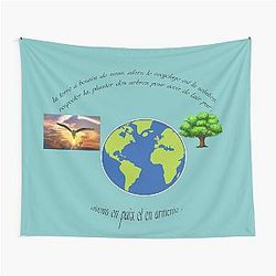 Live on the earth. Tapestry