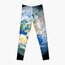 Earth from space, artwork (C0089271) Leggings