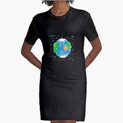 Earth 22' Graphic T-Shirt Dress