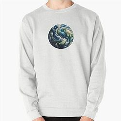 Abstract Earth Pullover Sweatshirt