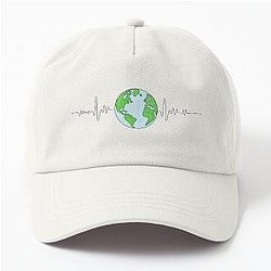 Earth heart beat Illustration, Earth pulse, Mother Earth Dad Hat