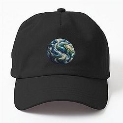 Abstract Earth Dad Hat