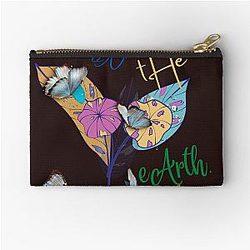 Rainbow  on the earth Zipper Pouch