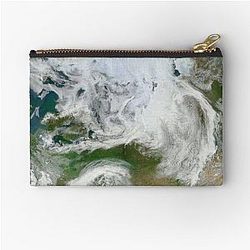 Earth Zipper Pouch