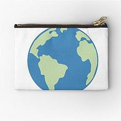 earth Zipper Pouch