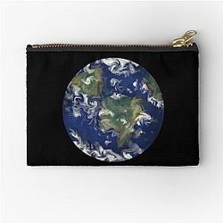 Our Blue Earth Zipper Pouch