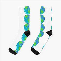Earth t-shirt Socks