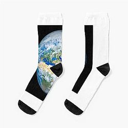 Earth from space, artwork (C0089271) Socks