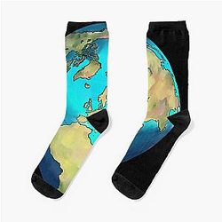 The Earth As A Desert Planet Like Mars Now Fight Pollution And The Destruction Of Vital Nature Socks