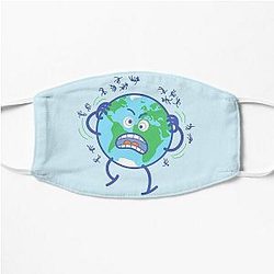Desperate Earth scratching annoying humans off Flat Mask