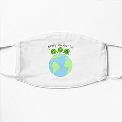 Peas On Earth Flat Mask