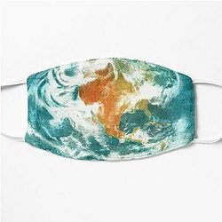 Earth  Flat Mask