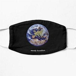 Earth mostly harmless   Flat Mask