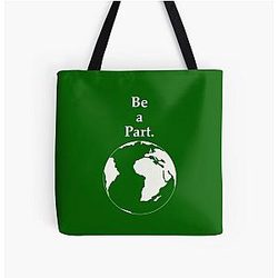 Be a part of our earth. All Over Print Tote Bag