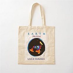Earth Proven Level & Motionless Cotton Tote Bag